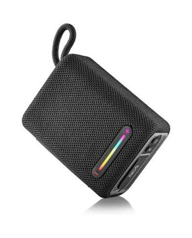 ALTAVOCES NGS ROLLER FURIA RGB PORTATIL WATERPROOF IPX6/BT/USB/AUX BLACK