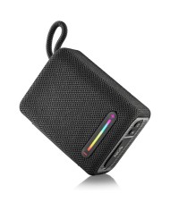 ALTAVOCES NGS ROLLER FURIA RGB PORTATIL WATERPROOF IPX6/BT/USB/AUX BLACK