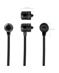 CABLE SEGURIDAD TOOQ PORTATIL CON LLAVE 1.5M