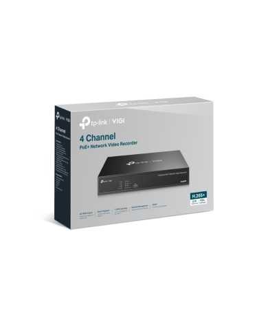 GRABADOR IP NVR TP-LINK VIGI 4 CH IP 1HDD H265+ POE GRABADOR IP NVR TP-LINK VIGI 4 CH IP 1HDD H265+ POE