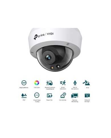 CAMARA IP TP-LINK VIGI DOME EXTERIOR/INTERIOR 4MP 4MM IR 30M IP67 POE/CC CAMARA IP TP-LINK VIGI DOME EXTERIOR/INTERIOR 4MP 4MM IR 30M IP67 POE/CC