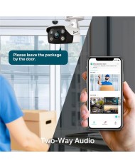 CAMARA IP TP-LINK VIGI BULLET EXTERIOR MICROSD 4MP 4MM IR 30M IP67 POE