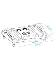 REPOSAPIES ERGONOMICO TOOQ CONFORT GREY REPOSAPIES ERGONOMICO TOOQ CONFORT GREY