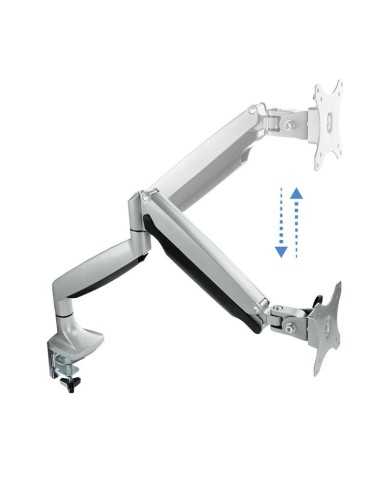 SOPORTE DE MESA TV MONITOR TOOQ GIRATORIO INCLINABLE 13-32 1 BRAZO SILVER SOPORTE DE MESA TV MONITOR TOOQ GIRATORIO INCLINABLE 13-32 1 BRAZO SILVER