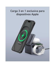 CARGADOR ANKER CUBO 3 EN 1 MAGSAFE AURICULARES+SMARTPHONE+RELOJ 30W USB-C