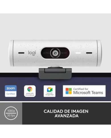 WEBCAM LOGITECH BRIO 500 FHD USB-C WHITE WEBCAM LOGITECH BRIO 500 FHD USB-C WHITE