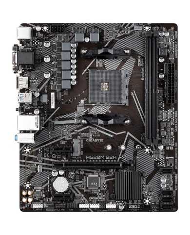 PLACA BASE GIGABYTE GA-A520M-S2H AMD VGA + DVI + HDMI PLACA BASE GIGABYTE GA-A520M-S2H AMD VGA + DVI + HDMI