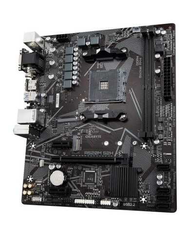 PLACA BASE GIGABYTE GA-A520M-S2H AMD VGA + DVI + HDMI PLACA BASE GIGABYTE GA-A520M-S2H AMD VGA + DVI + HDMI