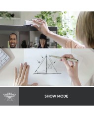 WEBCAM LOGITECH BRIO 500 FHD USB-C WHITE