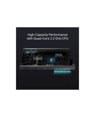 ROUTER VPN TP-LINK ER8411 OMADA 10G PORTS