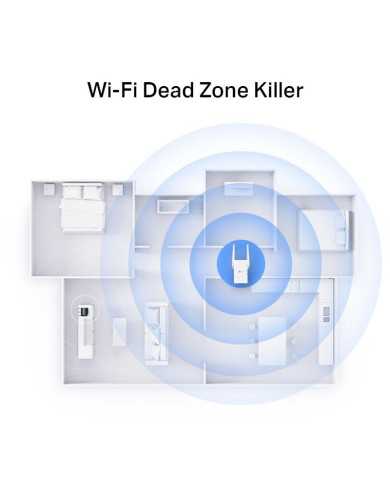 WIRELESS REPEATER TP-LINK RE705X DUAL BAND AX3000 WIFI 6