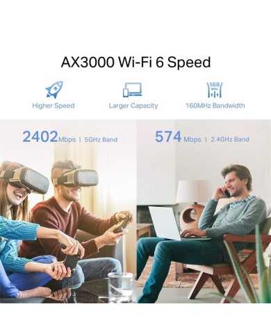 WIRELESS REPEATER TP-LINK RE705X DUAL BAND AX3000 WIFI 6