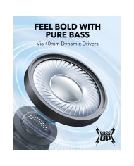 AURICULARES ANKER SOUNDCORE H30I WIRELESS BLUETOOTH USB-C BLACK