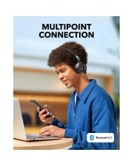 AURICULARES ANKER SOUNDCORE H30I WIRELESS BLUETOOTH USB-C BLACK