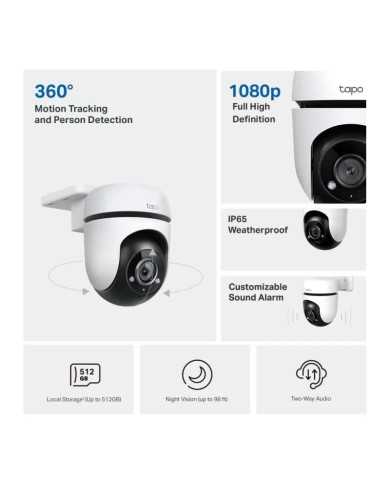 CAMARA IP TP-LINK TAPO C40 WIRELESS IP65 EXTERIOR CAMARA IP TP-LINK TAPO C40 WIRELESS IP65 EXTERIOR