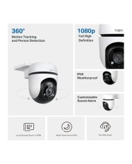 CAMARA IP TP-LINK TAPO C40 WIRELESS IP65 EXTERIOR
