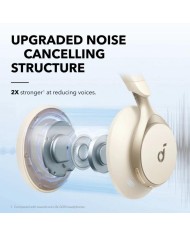 AURICULARES ANKER SOUNDCORE SPACE ONE WIRELESS BLUETOOTH USB-C WHITE