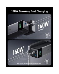 POWERBANK ANKER 737 GEN2 2XUSB-C + 1XUSB-A 140W FAST CHARGE 24000MAH BLACK