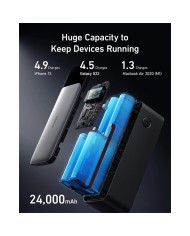 POWERBANK ANKER 737 GEN2 2XUSB-C + 1XUSB-A 140W FAST CHARGE 24000MAH BLACK