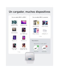CARGADOR ANKER 511 NANO 3 30W 20V FAST CHARGE USB-C WHITE