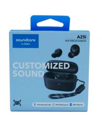 AURICULARES ANKER SOUNDCORE A25I IN EAR WIRELESS BLUETOOTH IPX5 USB-C BLACK