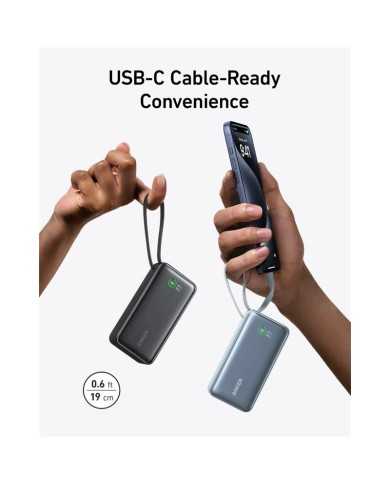 POWERBANK ANKER 545 NANO 10000MAH 30W USB-C BLACK POWERBANK ANKER 545 NANO 10000MAH 30W USB-C BLACK