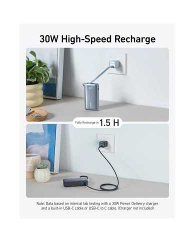 POWERBANK ANKER 545 NANO 10000MAH 30W USB-C BLACK POWERBANK ANKER 545 NANO 10000MAH 30W USB-C BLACK