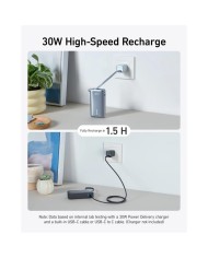 POWERBANK ANKER 545 NANO 10000MAH 30W USB-C BLACK POWERBANK ANKER 545 NANO 10000MAH 30W USB-C BLACK