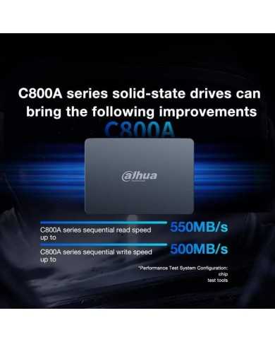 DISCO DURO SSD DAHUA 480GB C800A SATA3 LEC.550MB/s ESC.500MB/s