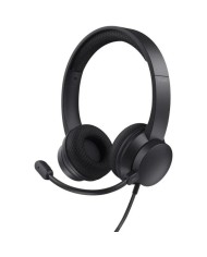 AURICULARES + MICROFONO TRUST HS-260 HEADSET ENC USB-A/USB-C BLACK