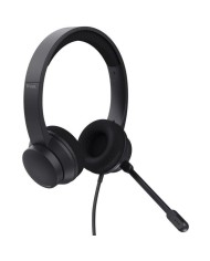 AURICULARES + MICROFONO TRUST HS-260 HEADSET ENC USB-A/USB-C BLACK