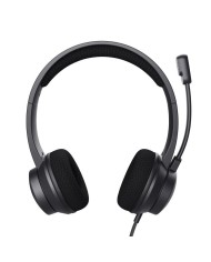 AURICULARES + MICROFONO TRUST HS-260 HEADSET ENC USB-A/USB-C BLACK