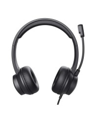 AURICULARES + MICROFONO TRUST HS-201 HEADSET USB BLACK