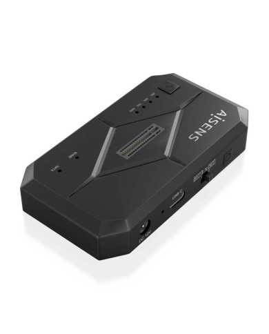 DOCK STATION CLONE AISENS 3.5/2.5 SATA M2 NVME USB 3.0 BLACK