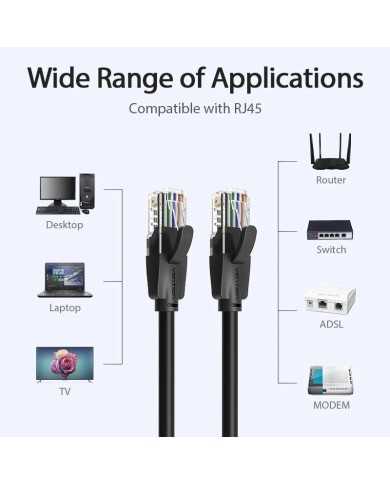 CABLE DE RED CAT.6 UTP 1.5M VENTION BLACK