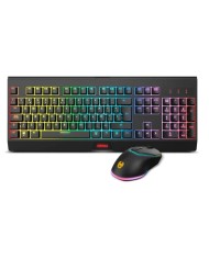 TECLADO + RATON GAMING KROM KABALA WIRELESS RGB RETROILUMINADO BLACK