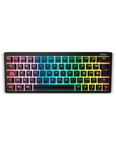 TECLADO GAMING KROM KREATOR MECANICO TKL USB RGB