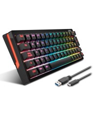 TECLADO GAMING KROM KREATOR MECANICO TKL USB RGB
