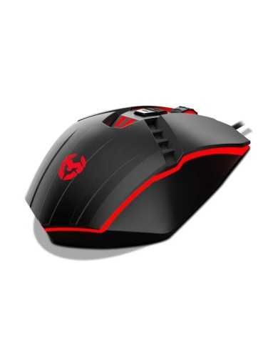 RATON KROM GAMING KALAX RGB USB 3200DPI 7 BOTONES BLACK