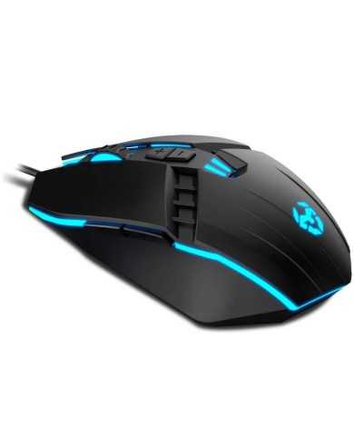 RATON KROM GAMING KALAX RGB USB 3200DPI 7 BOTONES BLACK