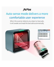 LECTOR CODIGOS AVPOS BP760 OMNIDIRECCIONAL SOBREMESA USB 1D +2D + QR