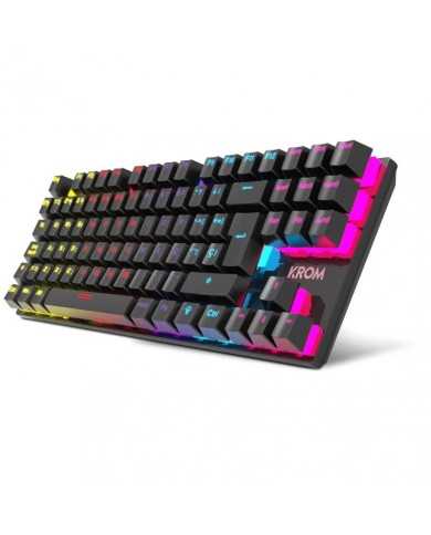TECLADO GAMING KROM KASIC MECANICO TKL USB RGB