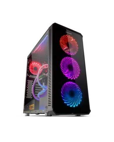 CAJA ORDENADOR GAMING NOX HUMMER TGX ATX RGB BLACK