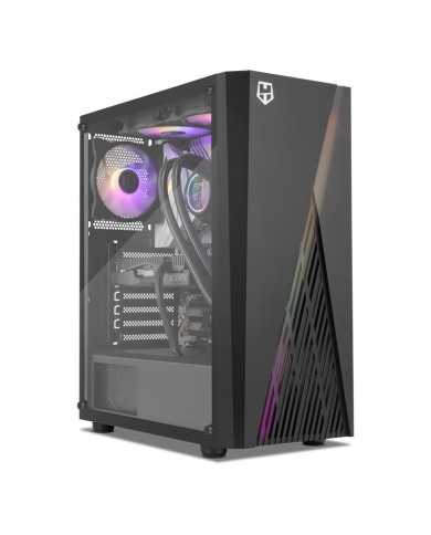 CAJA ORDENADOR GAMING NOX HUMMER FROST CRISTAL ATX ARGB