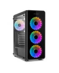 CAJA ORDENADOR GAMING NOX HUMMER TGX RAINBOW ATX RGB BLACK CAJA ORDENADOR GAMING NOX HUMMER TGX RAINBOW ATX RGB BLACK