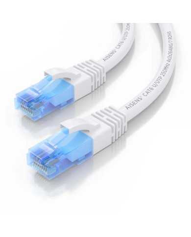CABLE DE RED CAT.6 UTP 1M AISENS WHITE