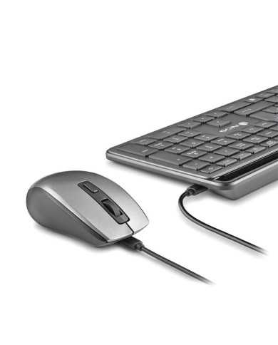 TECLADO + RATON NGS ECLIPSE SLIM SILENT WIRELESS BT MULTI RECARGABLE GREY