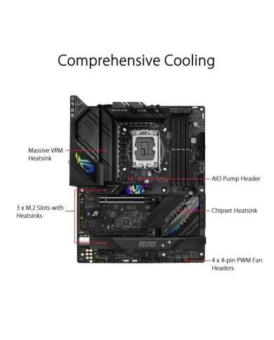 PLACA BASE ASUS ROG STRIX B760-F GAMING WIFI PLACA BASE ASUS ROG STRIX B760-F GAMING WIFI