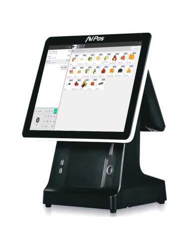 TPV AVPOS K6000 15 TACTIL I5/8GB/SSD128GB/W11P IMPPRESORA + 2 PANTALLA 3YR TPV AVPOS K6000 15 TACTIL I5/8GB/SSD128GB/W11P IMPPRESORA + 2 PANTALLA 3YR