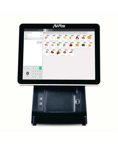 TPV AVPOS K6000 15 TACTIL I5/8GB/SSD128GB/W11P IMPPRESORA + 2 PANTALLA 3YR TPV AVPOS K6000 15 TACTIL I5/8GB/SSD128GB/W11P IMPPRESORA + 2 PANTALLA 3YR